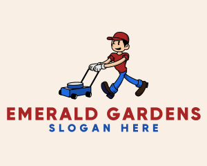 Lawn Mower Guy logo design