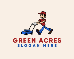 Lawn Mower Guy logo design