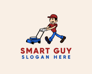 Guy - Lawn Mower Guy logo design