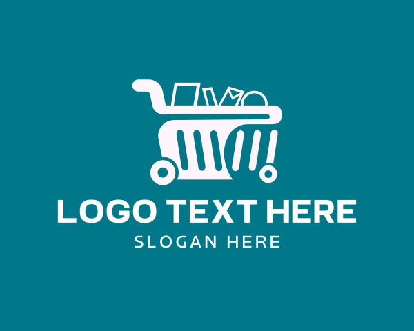 Buy - Grocery Shopping Cart logo design