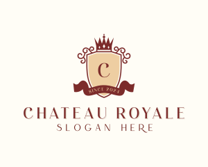 Crown Shield Royal logo design