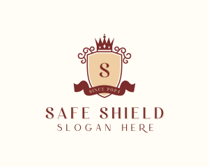 Crown Shield Royal logo design