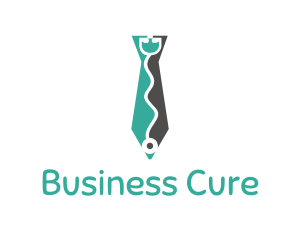 Doctor Tie Stethoscope logo design
