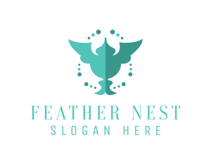 Bird - Humming Fly Bird logo design