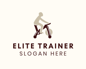 Human Exercise Bike logo design