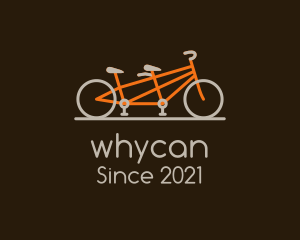 Biker Club - Tandem Bicycle Bike logo design