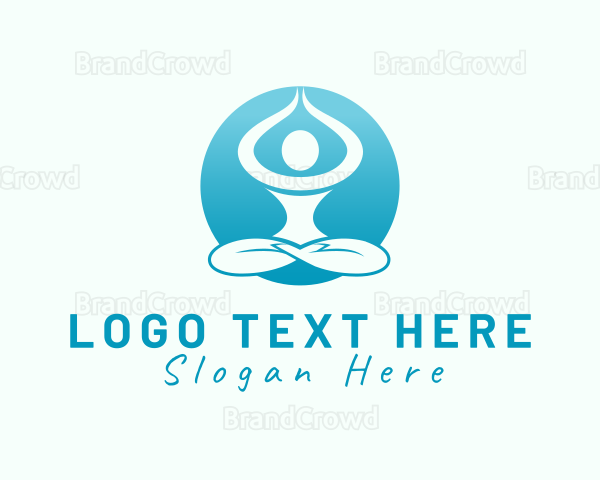 Health Fitness Meditation Logo