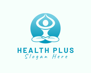 Health Fitness Meditation logo design