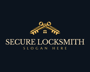 Locksmith - Real Estate Key logo design