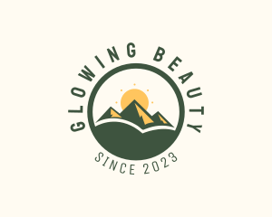 Mountain Range - Outdoor Mountain Travel logo design