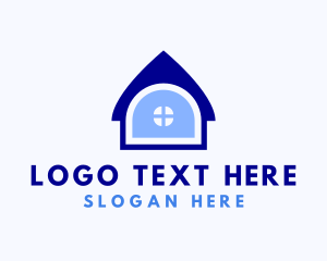 Residential - Home Window Roof logo design