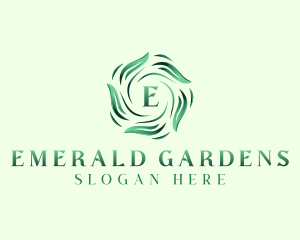 Herbal Wellness Leaves logo design