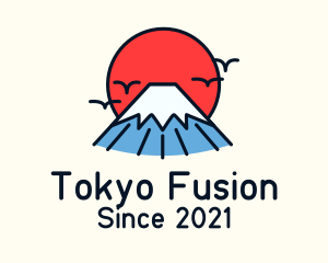 Tokyo - Fuji Mountain Japan logo design