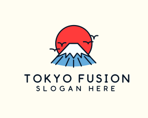 Fuji Mountain Japan logo design