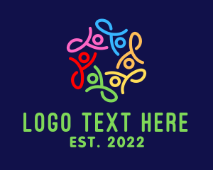 Colorful Community Foundation  logo design