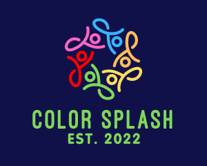 Colorful Community Foundation  logo design