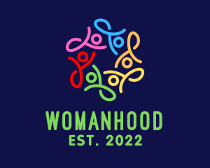Humanitarian - Colorful Community Foundation logo design