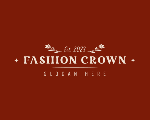 Flower Fashion Brand logo design