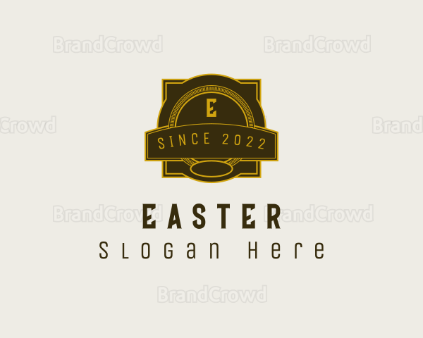 Luxury Restaurant Bar Logo