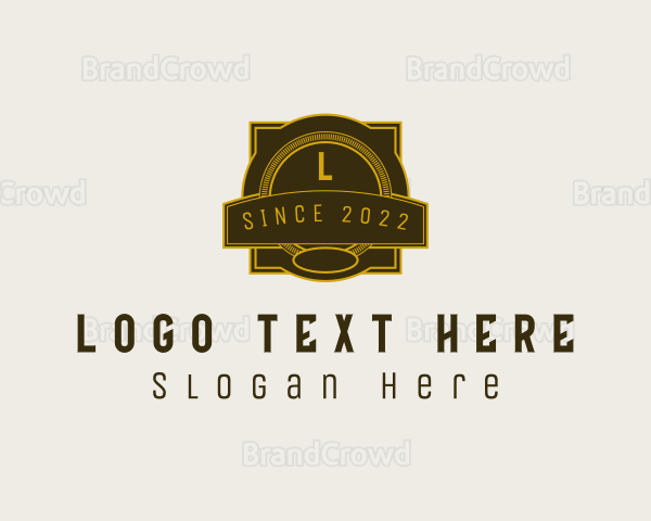 Luxury Restaurant Bar Logo