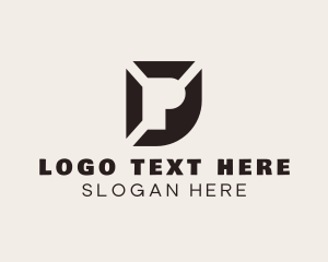 Marketing - Security Shield Letter P logo design