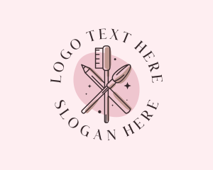 Mascara - Salon Makeup Cosmetics logo design