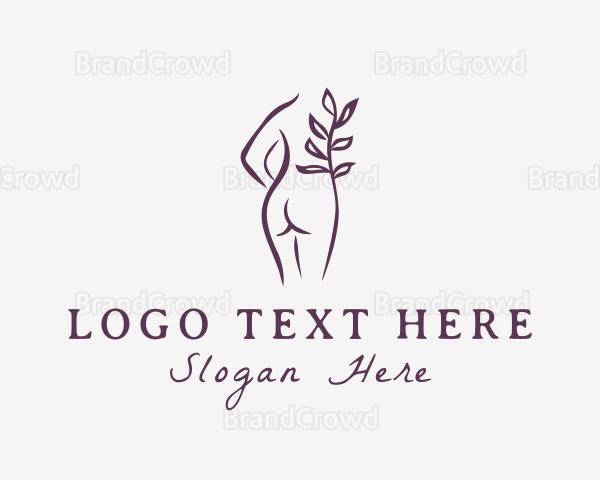 Nude Sexy Woman Logo