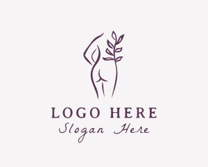 Nude Sexy Woman  Logo