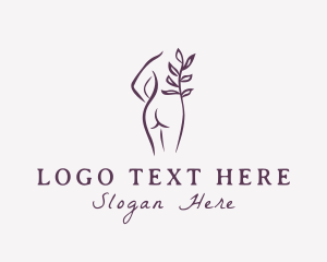 Sexual - Nude Sexy Woman logo design