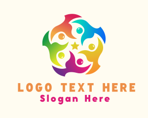 Lgbt - Community Star Organization logo design