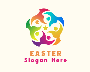 Multicolor - Community Star Organization logo design