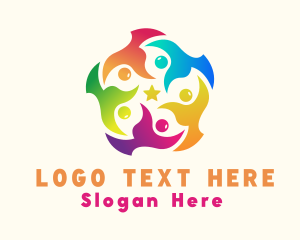 People - Community Star Organization logo design