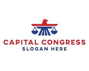 Congress - American Eagle Law logo design