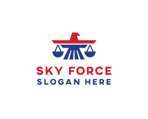 Airforce - American Eagle Law logo design