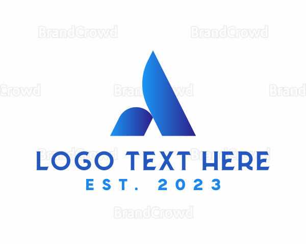 Futuristic Company Letter A Logo