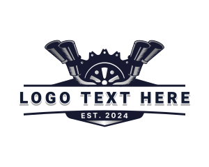 Mechanic - Muffler Mechanic Automotive logo design