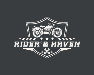 Motorcycle Racing Rider logo design