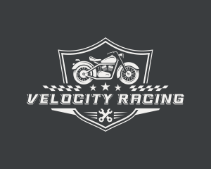 Motorcycle Racing Rider logo design