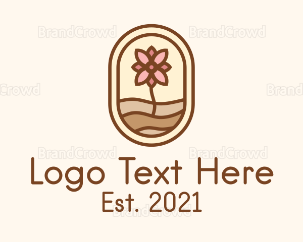 Autumn Floral Garden Logo