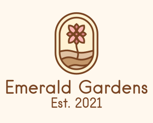 Autumn Floral Garden logo design