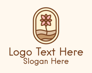 Autumn Floral Garden Logo