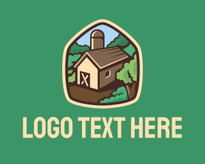 Farmhouse - Countryside Nature Barn logo design