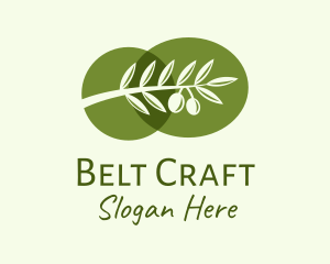 Natural Olive Branch  logo design