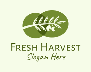 Produce - Natural Olive Branch logo design