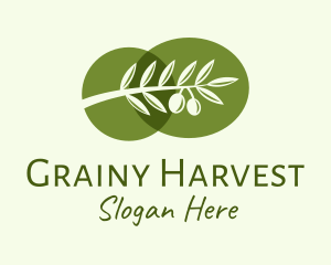 Natural Olive Branch  logo design