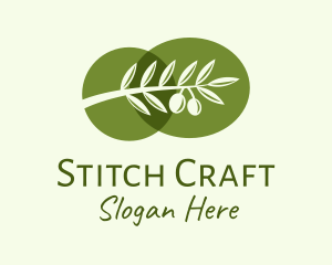 Natural Olive Branch  logo design