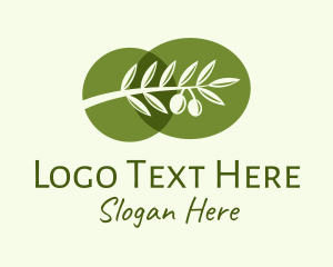 Natural Olive Branch  Logo