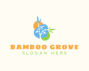 Bamboo - Colorful Bamboo Leaves logo design