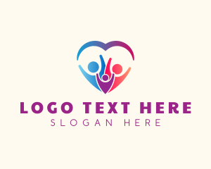 Heart - Heart Family Support logo design