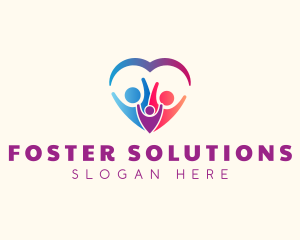 Heart Family Support logo design